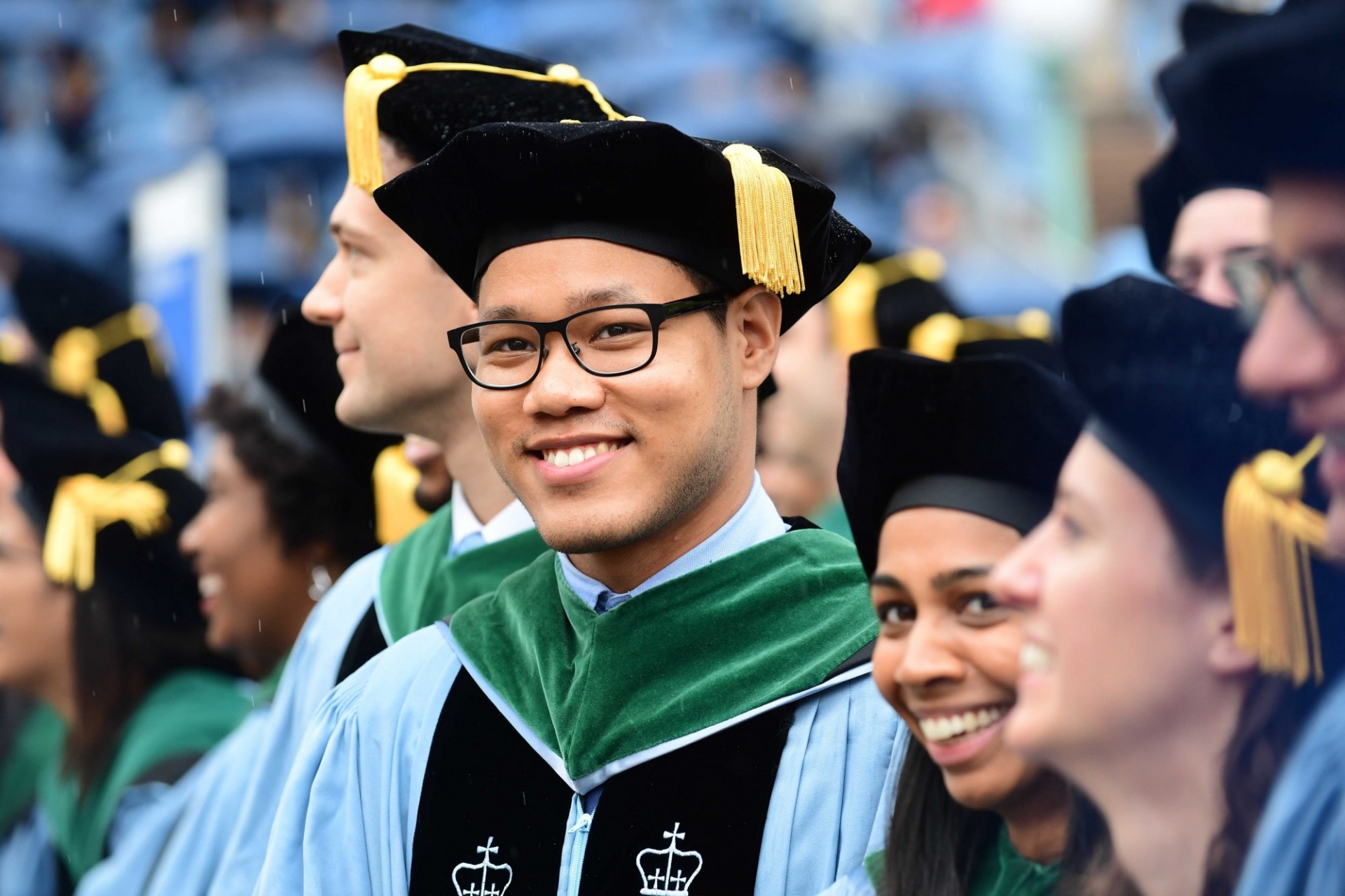 graduate smiling